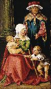 Hans von Kulmbach Mary Salome and Zebedee with their Sons James the Greater and John the Evangelist Sweden oil painting artist